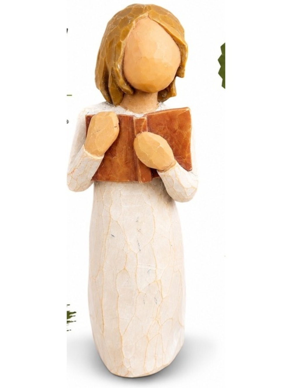 Willow Tree Love of Learning Figurine Susan Lordi Demdaco 2006 Girl Holding Book